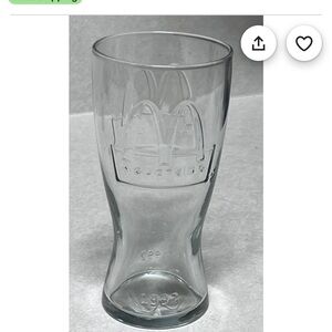 1992 McDonald's Embossed Glass Tumbler